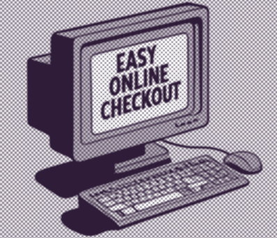 Online checkout form for adding items from any store